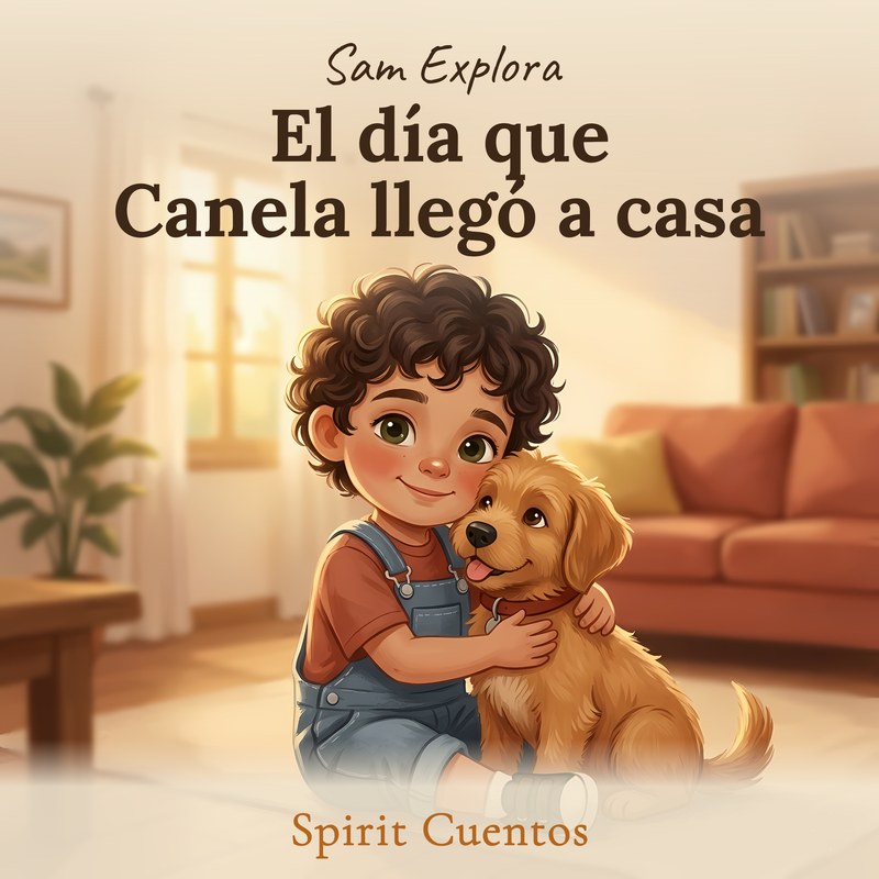 Tapa del cuento El día que Canela llegó a casa